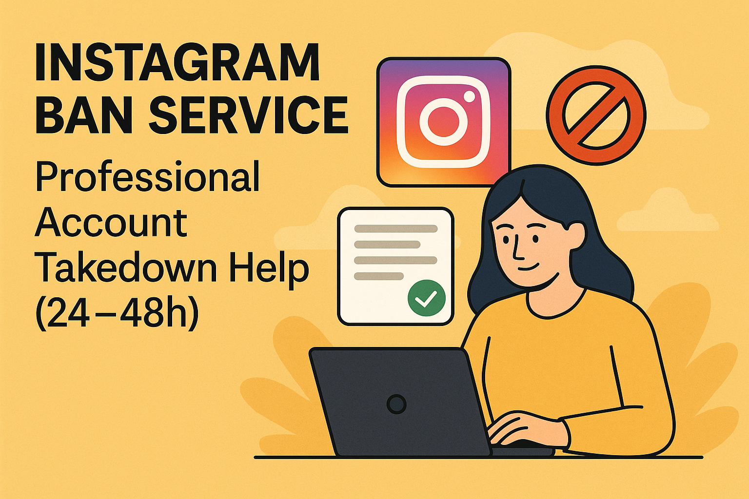 Instagram spam report bot service overview — automated spam account reporting workflow