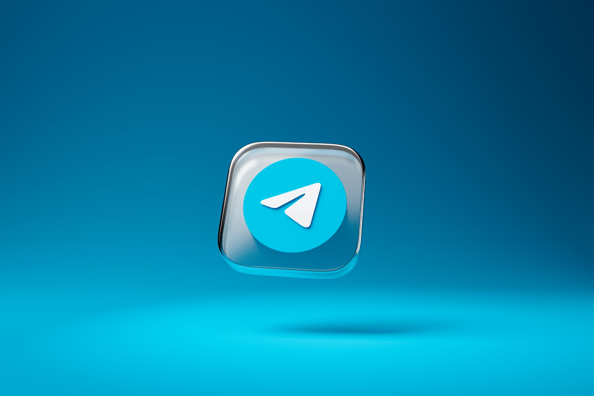 Cryptocurrency token coin showing blockchain integration in Telegram ad campaigns