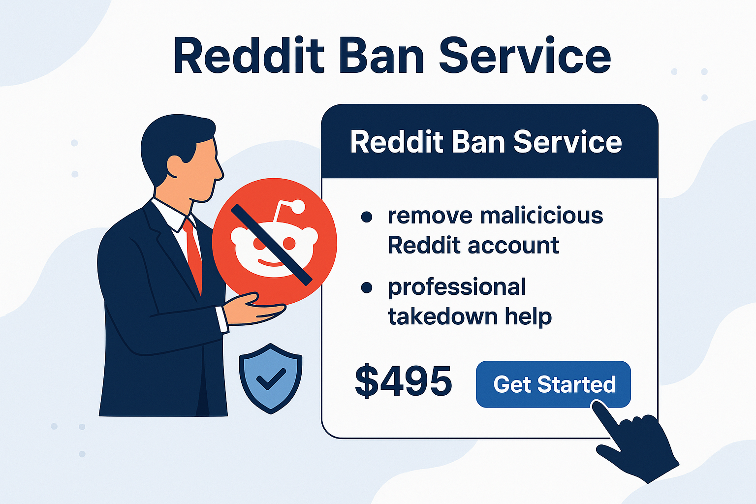 reddit account takedown service — remove malicious reddit account and policy-violating content
