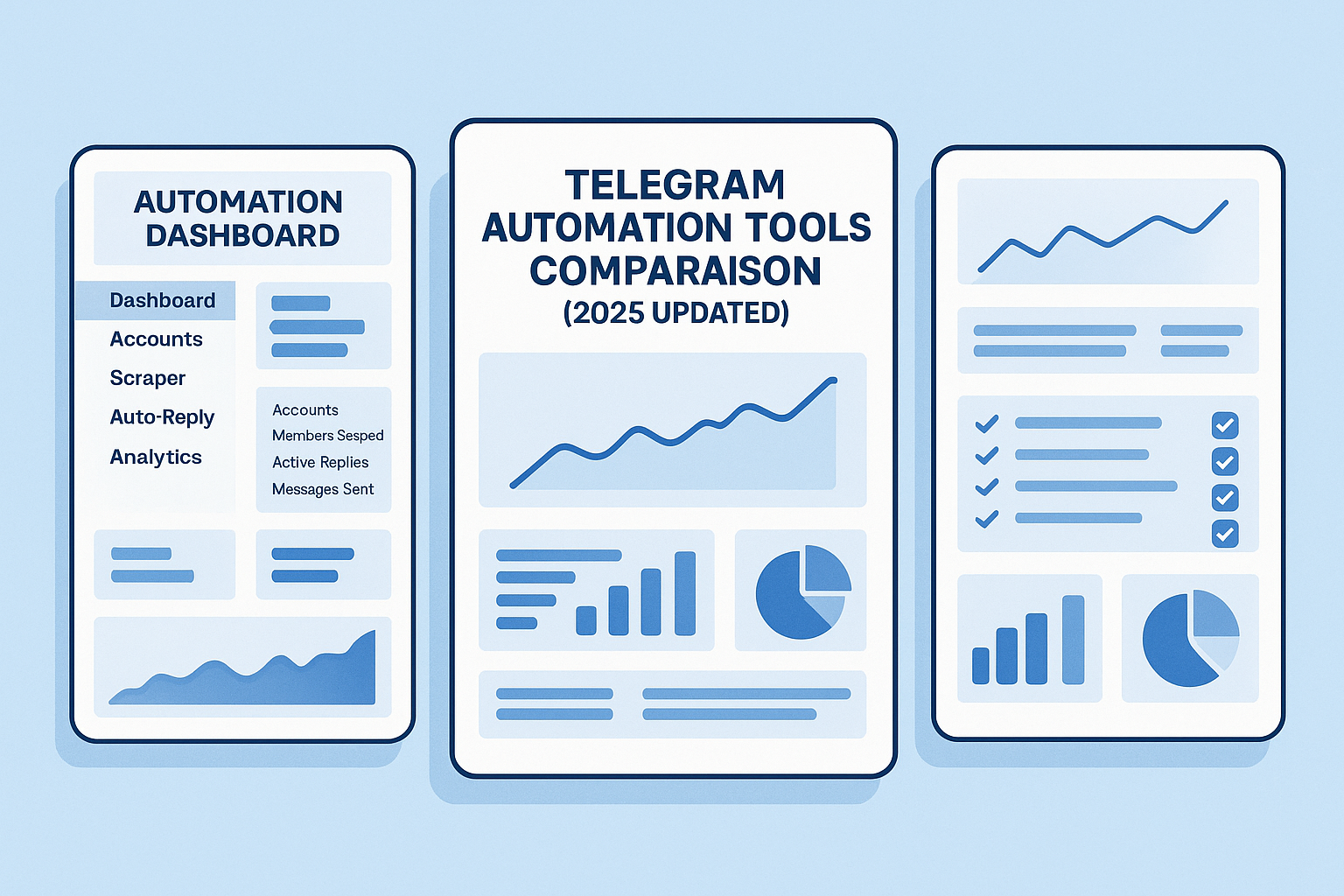 Telegram automation dashboard comparison 2025