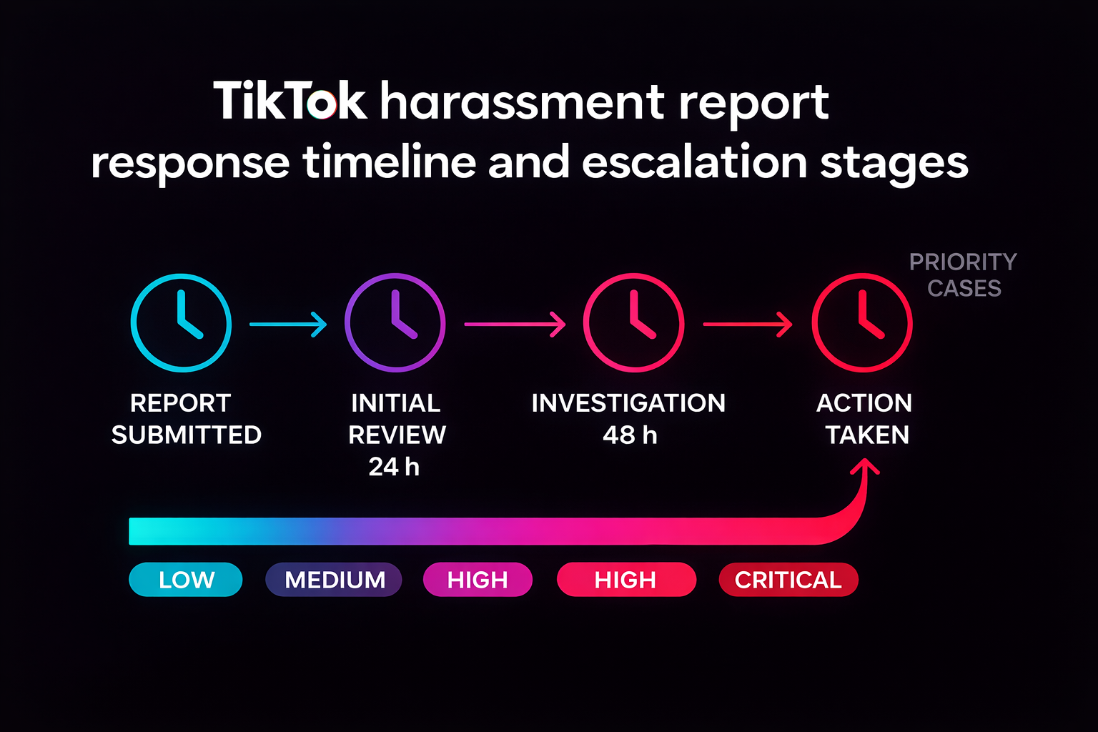 How to mass report a TikTok account step-by-step process diagram showing reporting workflow