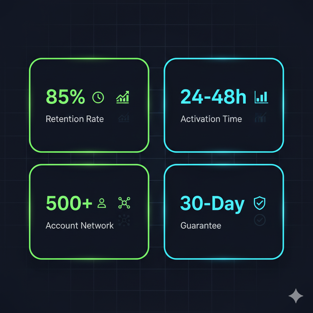 Trust indicators for professional Trustpilot reputation influence service with verified delivery statistics